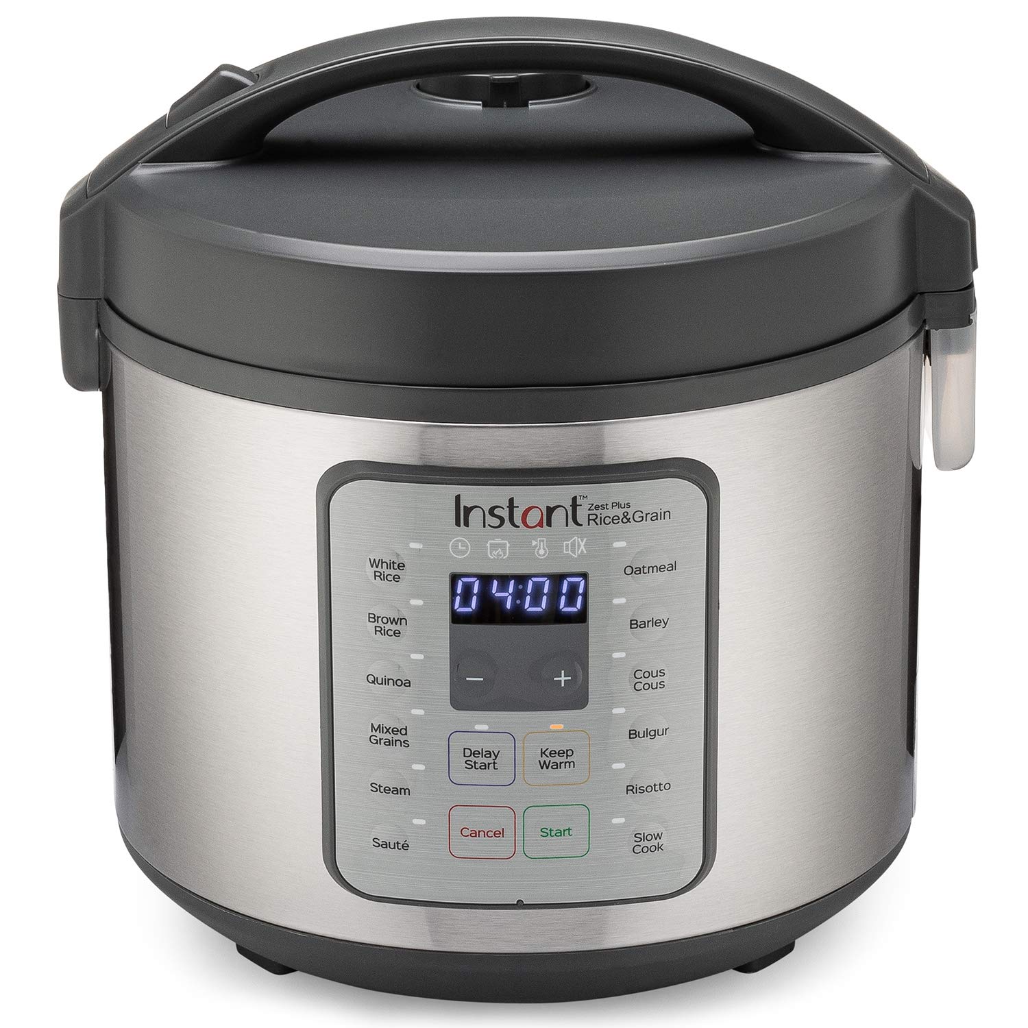 Instant Pot Zest Plus 20 Cup Cooked rice, 5Litre Rice Cooker,Steamer, Slow Cooker,13 One Touch Programs, No Pressure Cooking Functionality