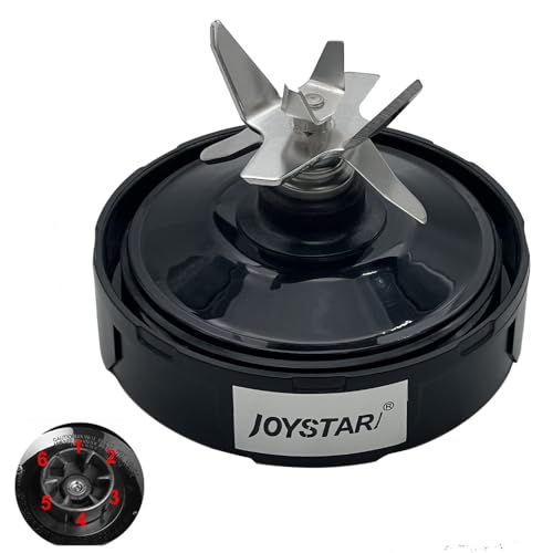 JOYSTAR Replacement Blade with 6 Fins Plastic Gear on Bottom(FEMALE FINS ONLY) of Blade Assembly for NUTRI NINJA PRO OR Auto-iQ BlenderBL451 30 DOB/BL455 30 DOB/BL456 BRN 30 DOB/BL482 30 DOB/BL480D(1)