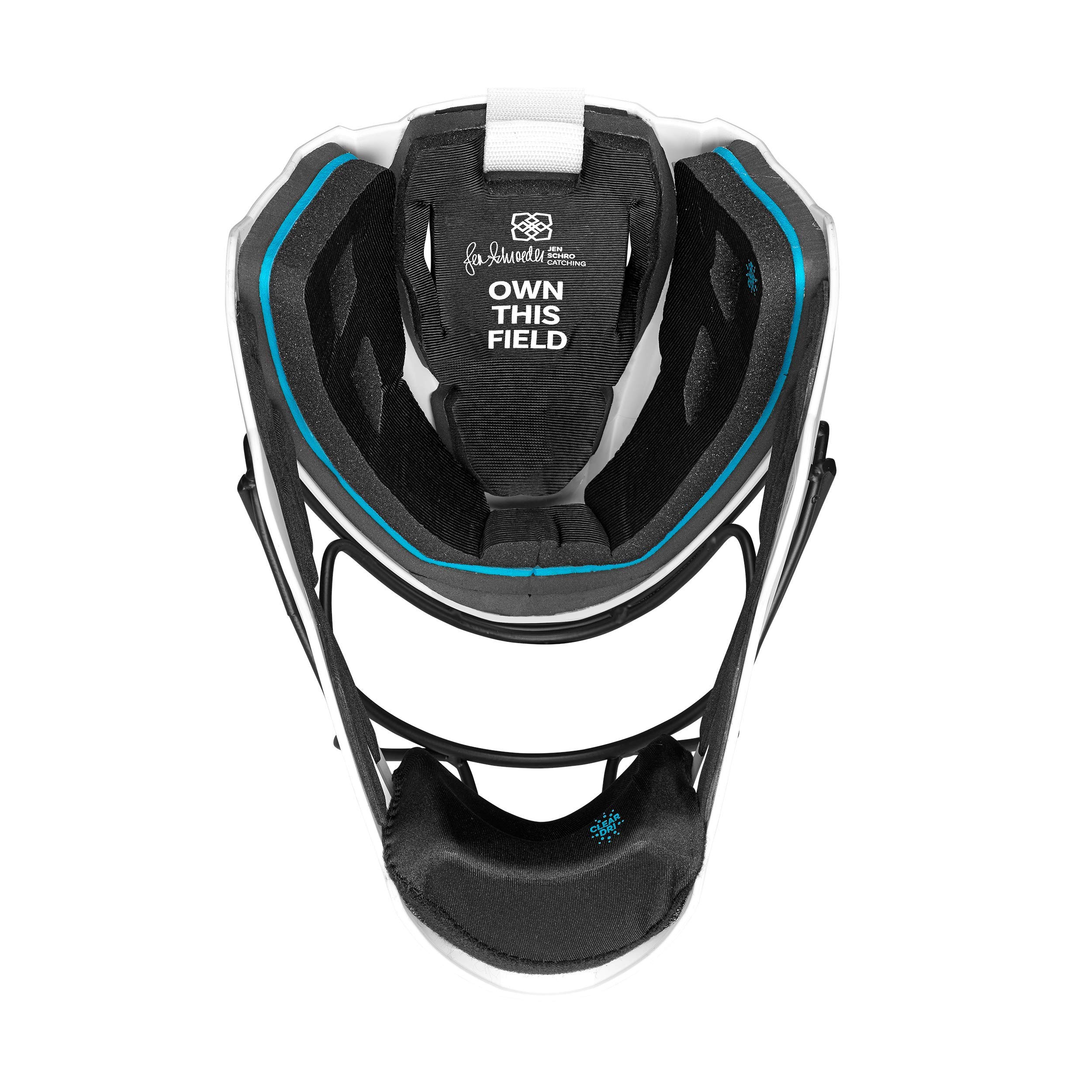 Easton | JEN SCHRO THE VERY BEST Softball Catcher's Helmet | Large | White