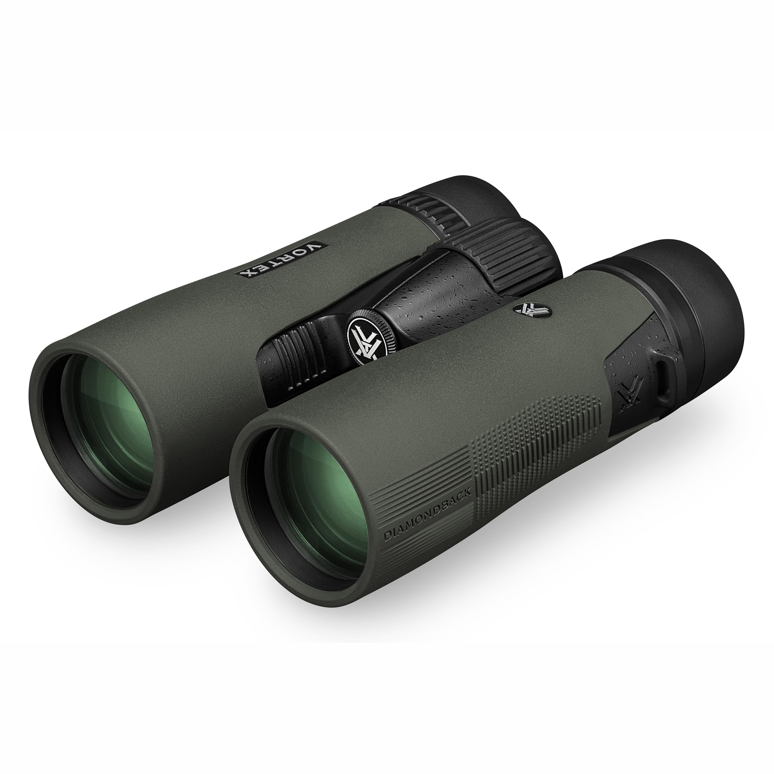 Vortex Optics Diamondback HD 8x42 Binoculars - HD Optical System, Non-slip Grip, Waterproof, Fogproof, Shockproof, Included GlassPak - Unlimited, Unconditional Warranty