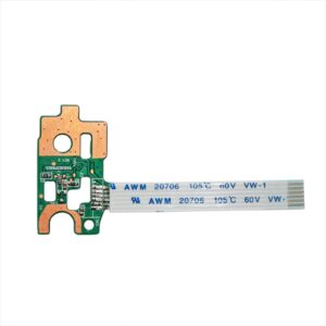 zahara power switch button board with ribbon cable replacement for hp pavilion 14-n da0u83pb6e0 15-n 732076-001 15-f 776780-001 15-f023wm 15-f024wm 15-f027ca 15-f033wm 15-f039wm 15-f048ca 15-f059wm