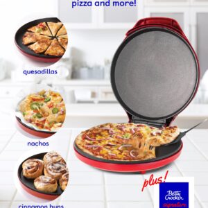 Betty Crocker Countertop Pizza Maker, 1440-Watt Pizza Maker Machine for Home, BC-2958CR