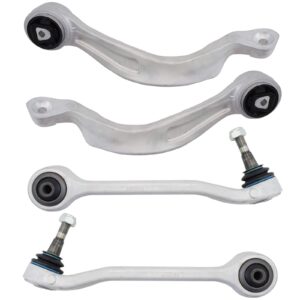 trq front lower forward rearward control arm ball joint set kit 4pc for 2006-2010 5 series e60 awd