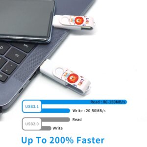VATAPO 3.1 256GB 3 in 1 High Speed Flash Drive for Android Phones with OTG Function.Tablets,Laptop,Desktop,Photo Stick for Samsung Galaxy,LG,Google Pixel,Hua Wei.Moto,One Plus,etc.(Not for iPhone)
