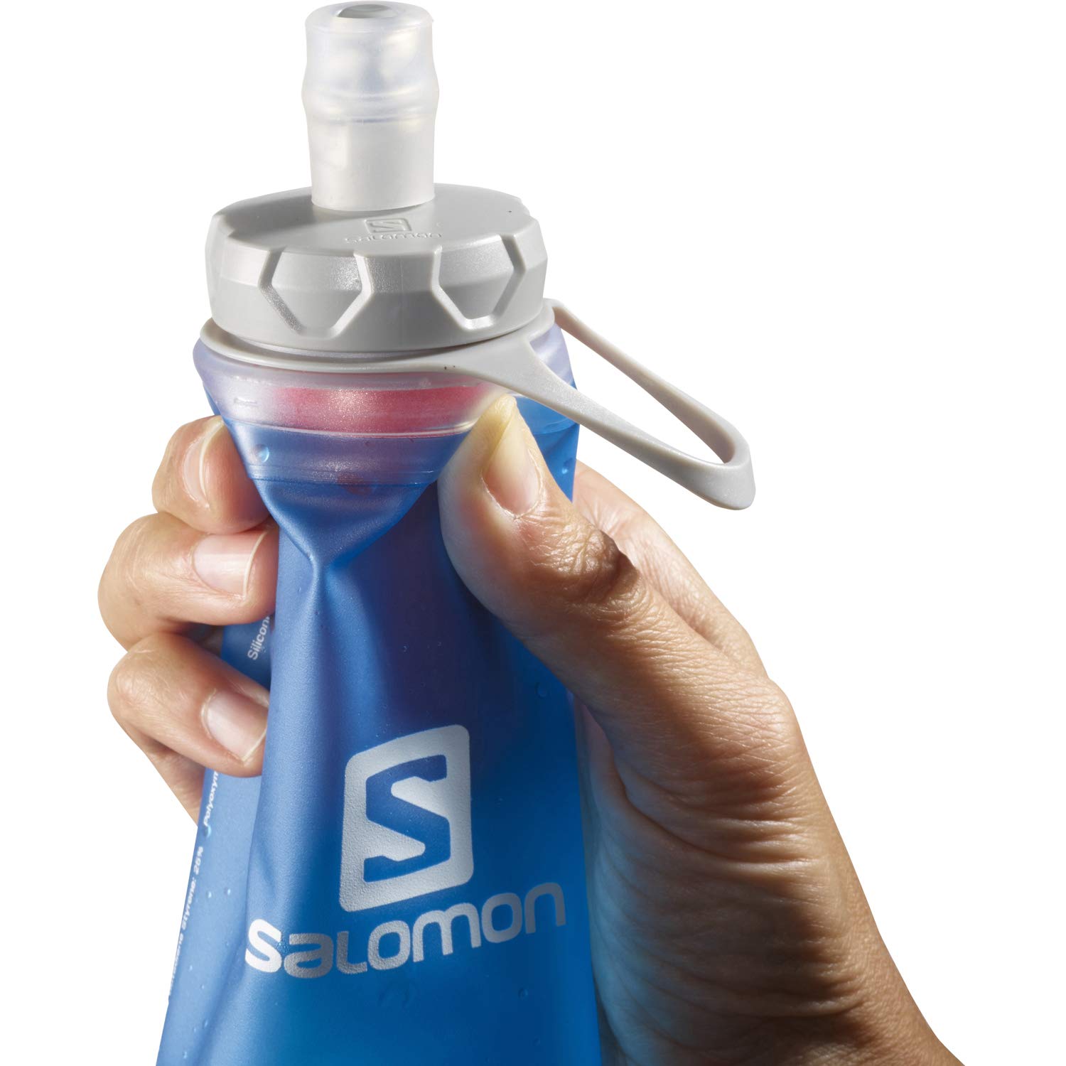 Salomon Soft Flask Water Bottle, 500ml, 17oz XA - 42mm,Blue