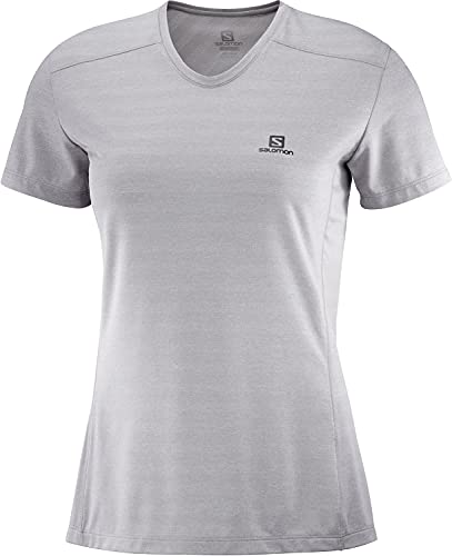 Salomon Women's XA Tee, Alloy/Heather, Medium