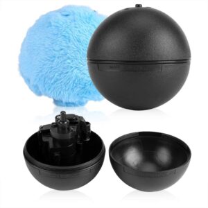 mini rolling vacuum robot cleaner, cute automatic floor sweeping robot microfiber ball with 4pcs colorful covers set for home room