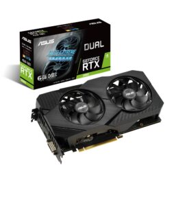 asus dual evo gaming geforce rtx 2060 6gb gddr6 with the all-new nvidia turing gpu architecture dual-rtx2060-6g-evo