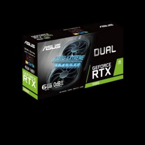 ASUS Dual EVO Gaming GeForce RTX 2060 6GB GDDR6 with The All-New NVIDIA Turing GPU Architecture DUAL-RTX2060-6G-EVO