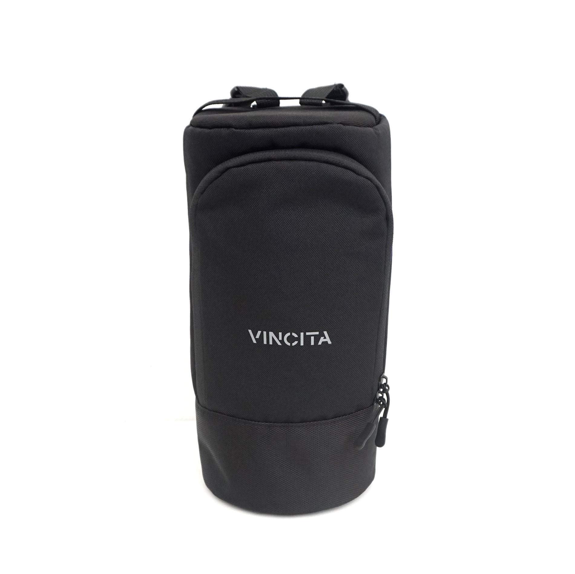 Vincita Nova Saddle Bag Bicycle Strap-on Seat Pack Bag for Folding Bike - Spacious Saddle Bag, Designed to Fit Under The Seat of Your Folding Bike,Complete with Wide Zipper Opening Panel (Black)