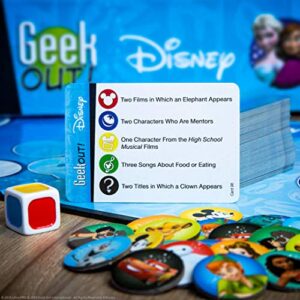 Geek Out! Disney Party Game | Enchanting Version of Popular Geek Out Board Game | A Trivia Bluffing Game Featuring Favorite Disney Characters | Perfect for Family Game Night | Fun Family Board Game