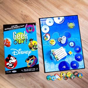 Geek Out! Disney Party Game | Enchanting Version of Popular Geek Out Board Game | A Trivia Bluffing Game Featuring Favorite Disney Characters | Perfect for Family Game Night | Fun Family Board Game