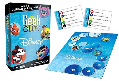 Geek Out! Disney Party Game | Enchanting Version of Popular Geek Out Board Game | A Trivia Bluffing Game Featuring Favorite Disney Characters | Perfect for Family Game Night | Fun Family Board Game