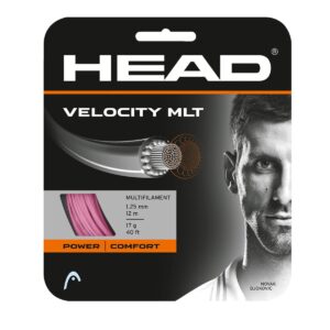 head velocity mlt tennis string (set) (pink, 16)