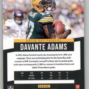 2019 Prestige NFL #107 Davante Adams Green Bay Packers Official Panini Football Trading Card