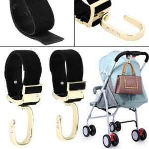 360 Degree Stroller Hooks Multipurpose Stroller Hanger Mommy Stroller Accessories for Grocery Bag Shopping Bags (#1)