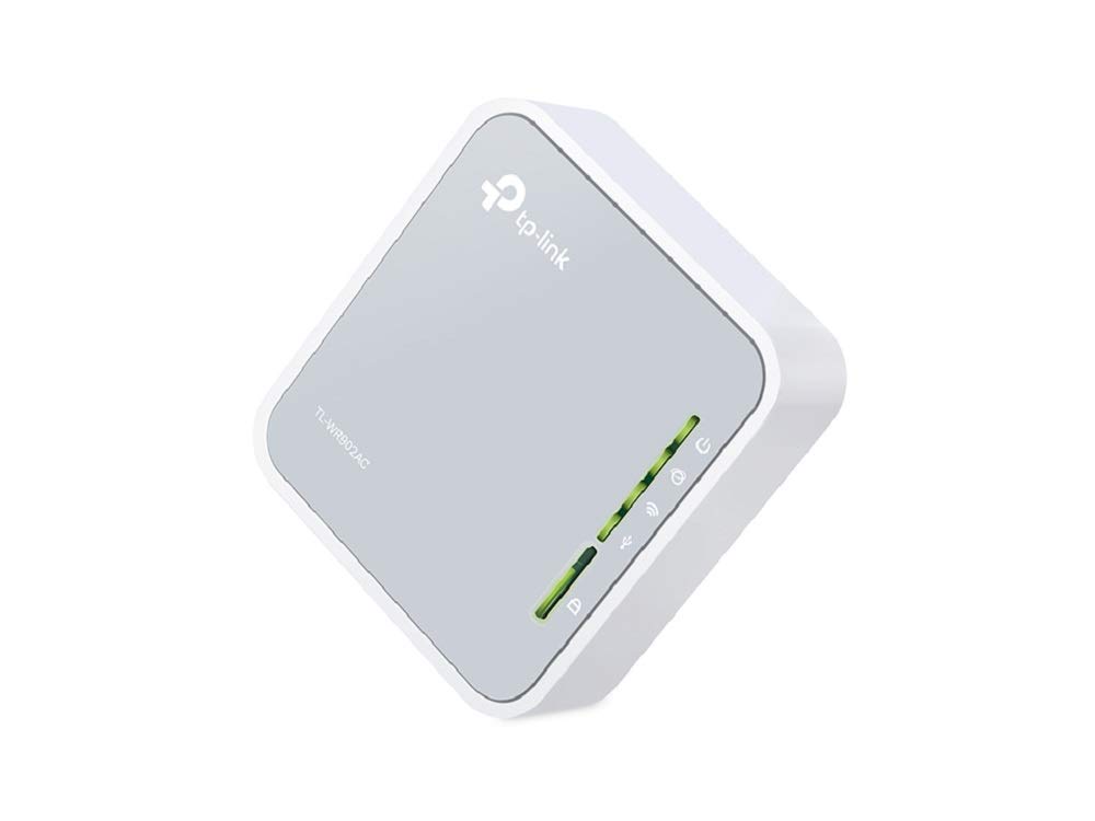 TP-Link AC750 Wireless Portable Nano Travel Router - WiFi Bridge/Range Extender/Access Point/Client Modes, Mobile in Pocket(TL-WR902AC) (Renewed)