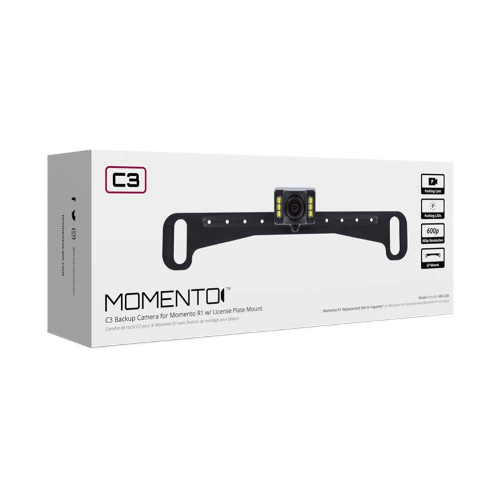 MOMENTO MR-C300 C3 Rear Camera Set for R1 Rearview Mirror