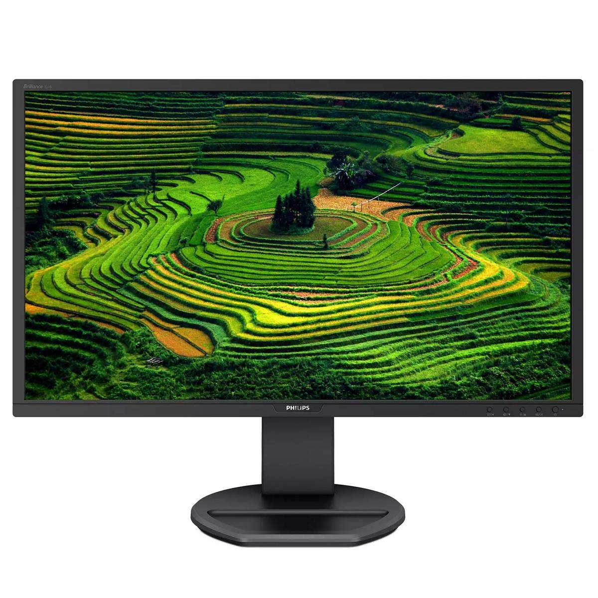 PHILIPS Computer Monitors 221B8LJEB 22" Monitor, Full HD, USB hub, Speakers, Height Adjustable, VESA, TCO Edge, 4Yr Advance Replacement Warranty, Black