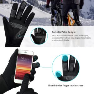 BESSTEVEN Winter Gloves Men Women: Thermal Touch Screen Gloves Cold Weather Warm Sports Gloves for Running Cycling