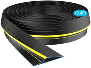 garage door seal, west bay 13.4 ft long bottom rubber weatherproof garage threshold seal weatherproof rubber diy weather stripping