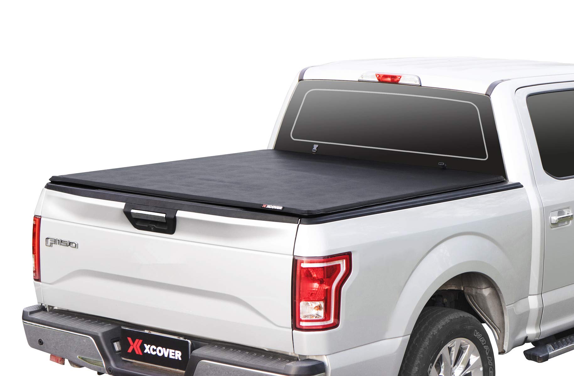 Xcover Soft Locking Roll Up Truck Bed Tonneau Cover, Compatible with 2004-2014 Ford F150, 2006-2014 Lincoln Mark LT Pickup 5.5 Ft Bed