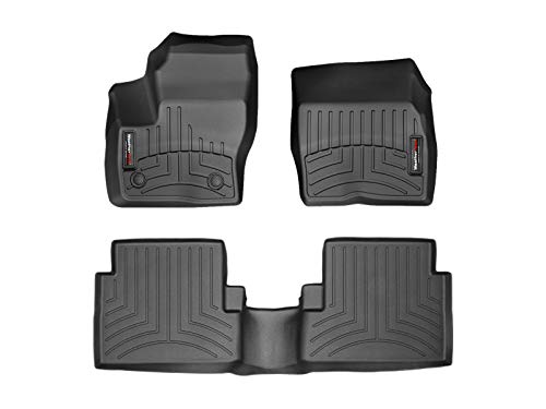 WeatherTech Custom Fit FloorLiners for Ford Escape - 1st & 2nd Row (444591-449692), Black