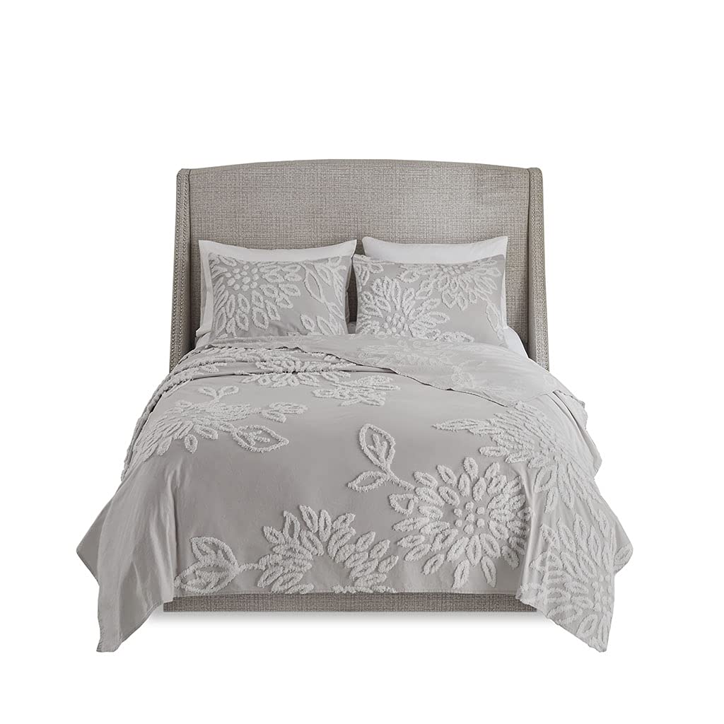 Madison Park Veronica 100% Cotton Tufted Coverlet Set