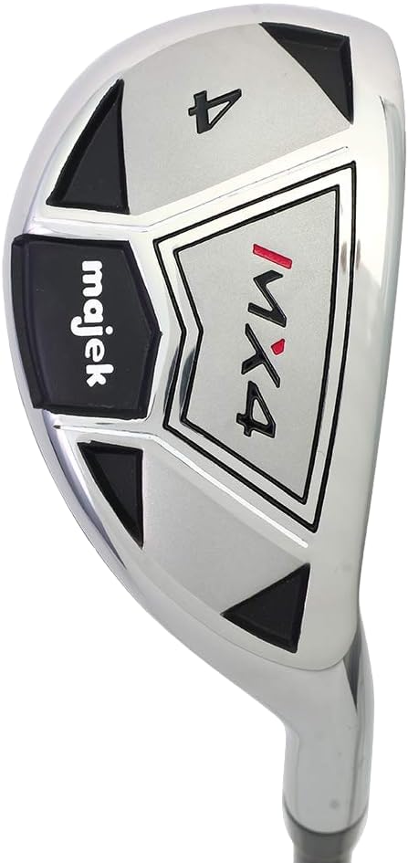 Men’s Majek MX4 Hybrid Iron Set, which Includes: #4, 5, 6, 7, 8, 9, PW Regular Flex Graphite Right Handed New Utility Clubs