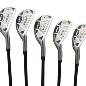 Men’s Majek MX4 Hybrid Iron Set, which Includes: #4, 5, 6, 7, 8, 9, PW Regular Flex Graphite Right Handed New Utility Clubs