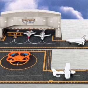 Hot Wings Hangar with Connectible Runway