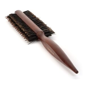 double sided teasing brush - boar & nylon bristle teaser comb with rat tail pick for hair sectioning for edge control, backcombing, smoothing, and styling thin & fine hair to create volume