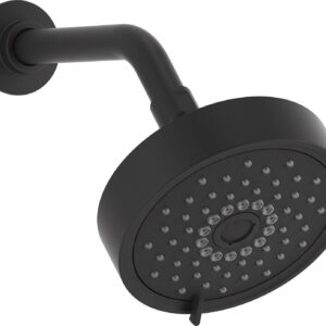 KOHLER 22170-Bl Purist 2.5 Gpm Multifunction Showerhead With Katalyst Air-Induction Technology, Matte Black