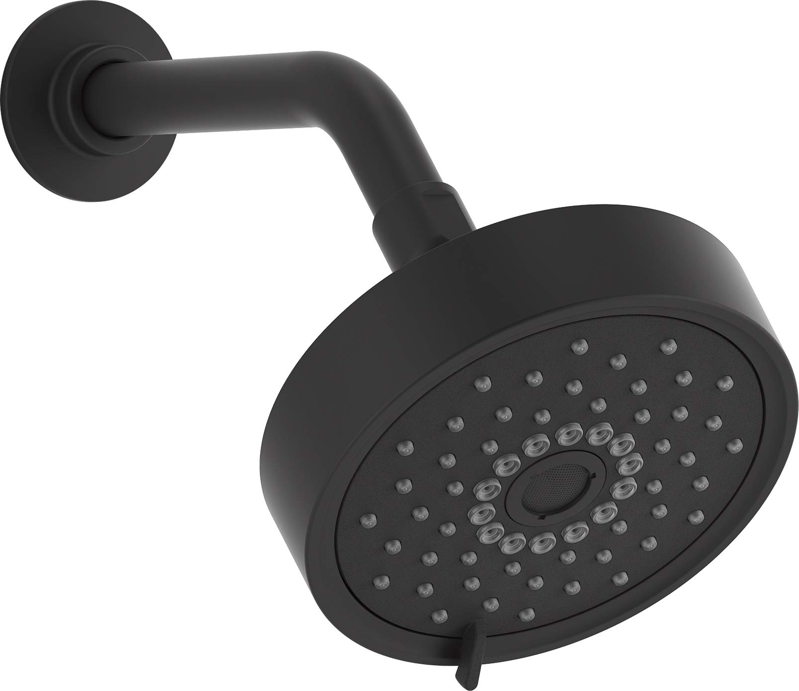 KOHLER 22170-Bl Purist 2.5 Gpm Multifunction Showerhead With Katalyst Air-Induction Technology, Matte Black