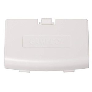 melody sophia battery cover shell replacement for gba controller back door lid(white)