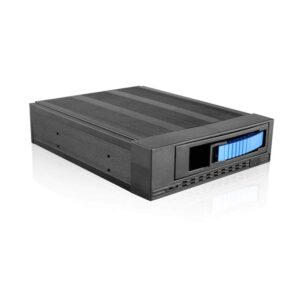 istarusa inc. t-7m1hd-blue 5.25" to 3.5" 2.5" 12gb/s hdd ssd hot-swap rack