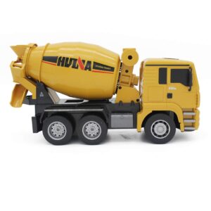 Fistone RC Cement Mixer Truck 6 Channel 1/18 Scale Auto Dumping Construction Vehicle Toy for Kids Boys Age 8 10 12 Years Old