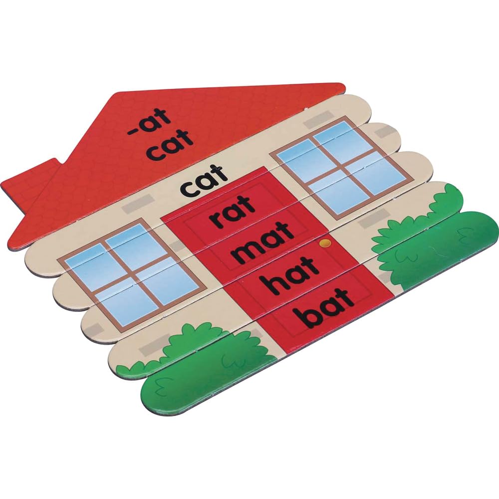 Really Good Stuff Build-A-Word-Family House Activity