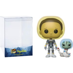 funko pop! animation: rick and morty - space suit morty with snake