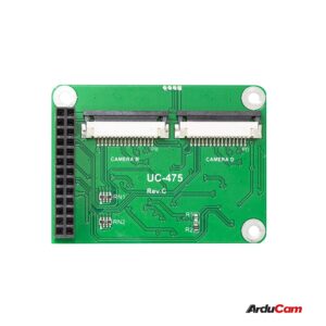 Arducam Multi Camera Adapter Module V2.2 for Raspberry Pi 5, 4B, Compatible with Rasperry Pi Camera Module 3/V2/V1, and 12MP IMX477 Cameras