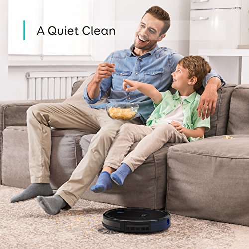 eufy BoostIQ RoboVac 30, Robot Vacuum Cleaner, Upgraded, Super-Thin, 1500Pa Strong Suction, 13 ft Boundary Strips Included, Quiet, Self-Charging Robotic Vacuum Cleaner (Renewed)