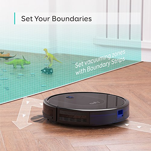 eufy BoostIQ RoboVac 30, Robot Vacuum Cleaner, Upgraded, Super-Thin, 1500Pa Strong Suction, 13 ft Boundary Strips Included, Quiet, Self-Charging Robotic Vacuum Cleaner (Renewed)