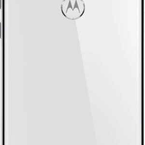 Moto One with Android One (64 GB) 5.9" Max Vision HD+, NFC, Dual Rear Camera, Dual SIM GSM Unlocked Smartphone (International Version) (White, 64GB + 64GB SD Bundle)