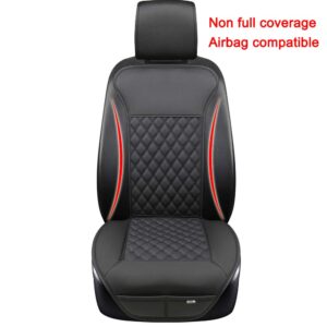 Black Panther Car Seat Cover, Luxury Car Protector, Universal Anti-Slip Driver Seat Cover with Backrest(1 Piece, Black)