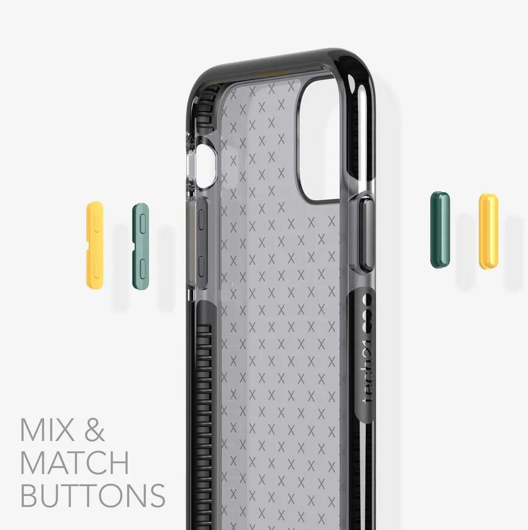 Tech21 Evo Check Series Gel Case for Apple iPhone 11 Pro Max - Smokey Black