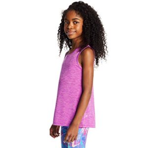 C9 Champion girls Performance Tank Yoga Shirt, Purple Shell Heather, Large US