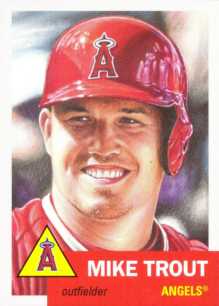 2019 Topps Living Set #200 Mike Trout Baseball Card Los Angeles Angels