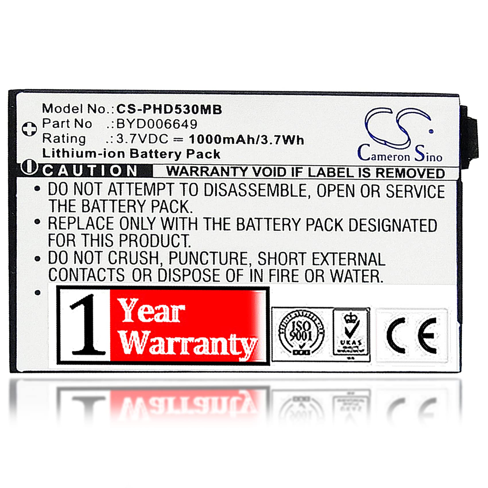 BT298555 Battery Replacement for V-TECH VM321 VM333 VM341 VM343 Safe & Sound Baby Monitor Parent Unit BM4200 Baby BM1000