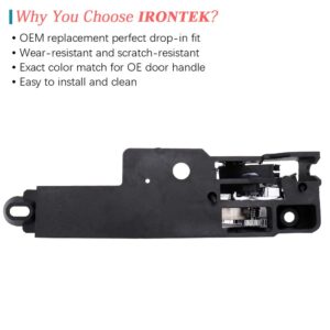 IRONTEK Interior Door Handle for Front Driver-Side Fits 2006-2012 Ford Fusion 2007-2012 Lincoln MKZ 2006 Lincoln Zephyr 2006-2011 Mercury Milan Inner Left Door Handle OE #6E5Z5422601A