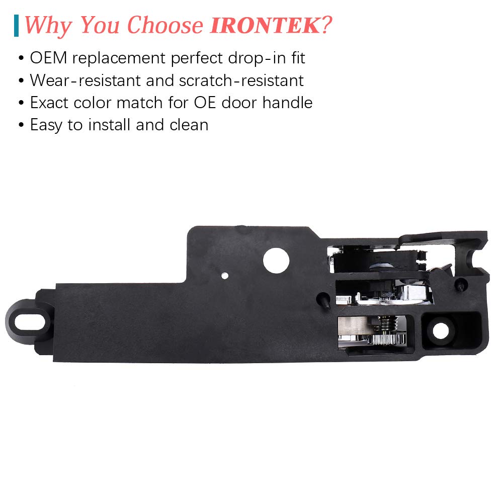 IRONTEK Interior Door Handle for Front Driver-Side Fits 2006-2012 Ford Fusion 2007-2012 Lincoln MKZ 2006 Lincoln Zephyr 2006-2011 Mercury Milan Inner Left Door Handle OE #6E5Z5422601A